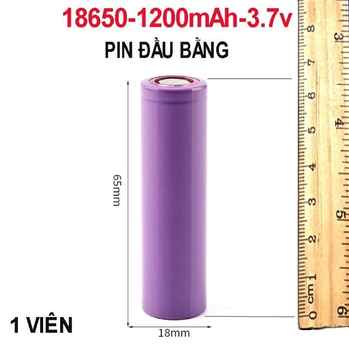 PIN SẠC 18650 3.7V 6800mAh dùng cho quạt MINI, tông đơ, Micro. Chế tạo pin dự phòng